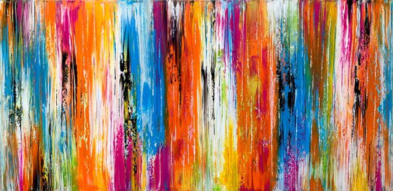 Those Lazy Days of Summer- LARGE, MODERN, ABSTRACT ART – EXPRESSIONS OF ENERGY AND LIGHT. READY TO HANG!