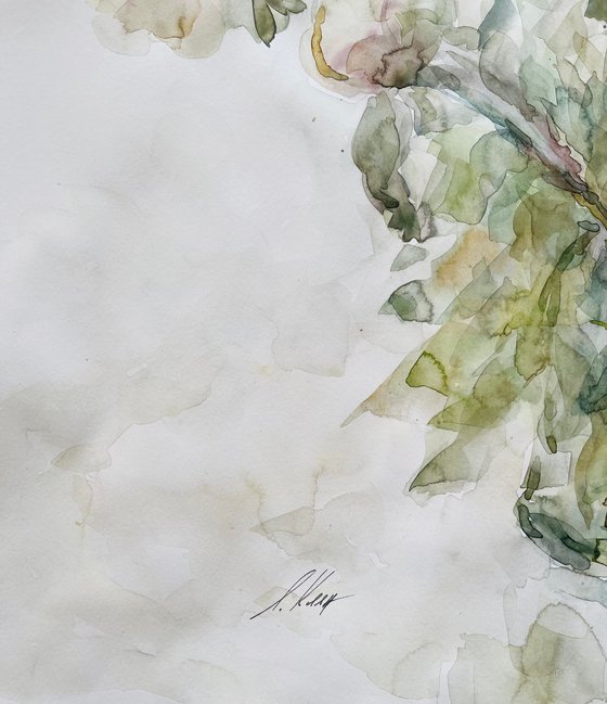 Peonies 50x65 cm 2025