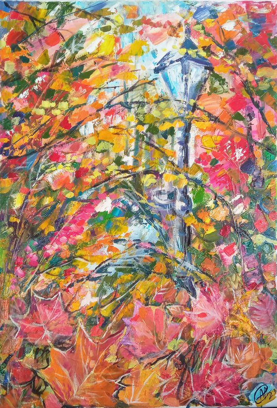 Autumn Vibes Oil pinting