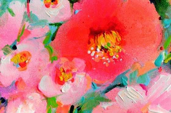 I've Dreamed 59 Pink and Red Camellias Field