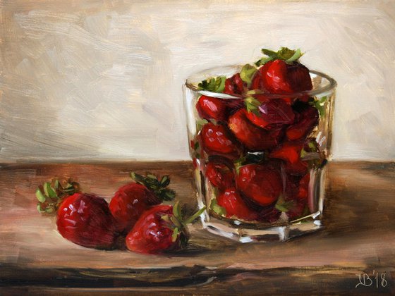 Strawberries In a Glass