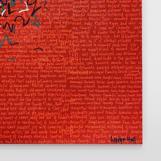 The Zen Optimist Four 127 x 127cm
