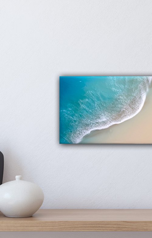 White Sand Beach #37 Seascape Ocean Lover Gift idea by Ana Hefco