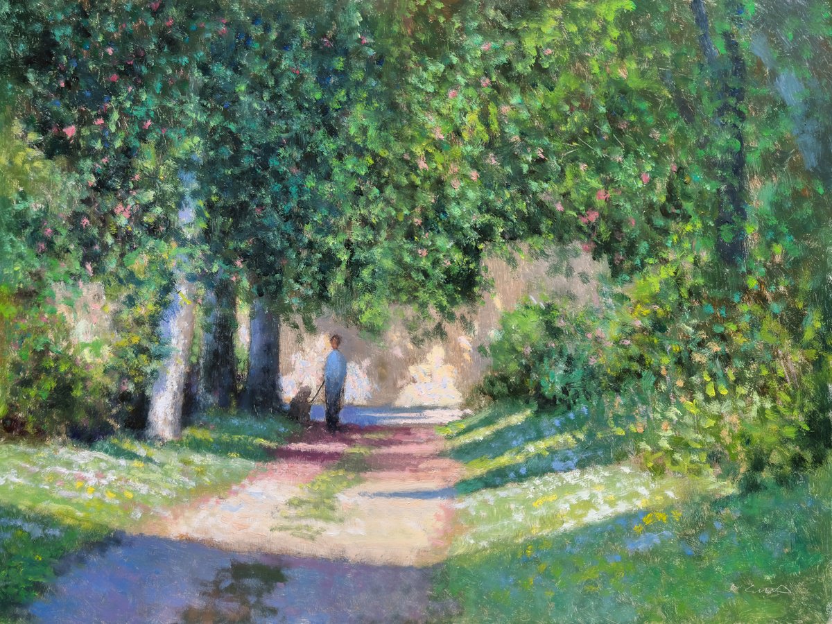 Parc De La Garenne By Pascal Giroud, 16 X 12, Artwork For Sale On Artfinder