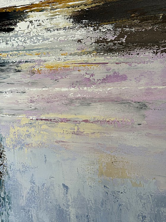 Soft Light Across Still Water-Clouds wall art
