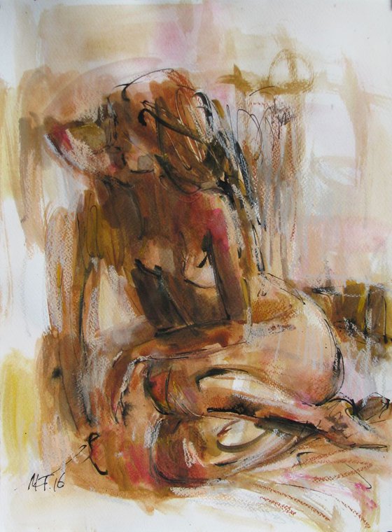 Ocher nude