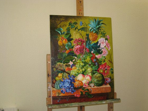 Fruit Painting Dutch Stilllife