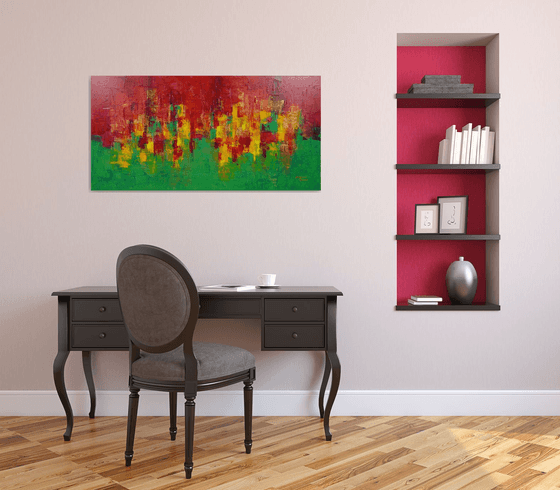 Shades Of Vibrant Health II  (Large, 120x60cm)