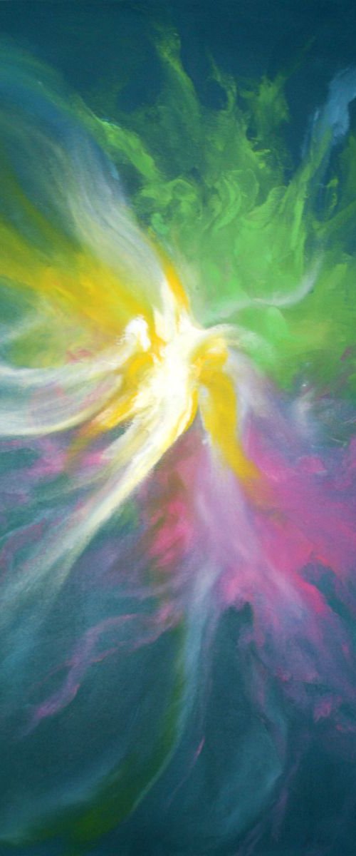 The Birth Of An Angel  / Original Oil Painting by Salana Art