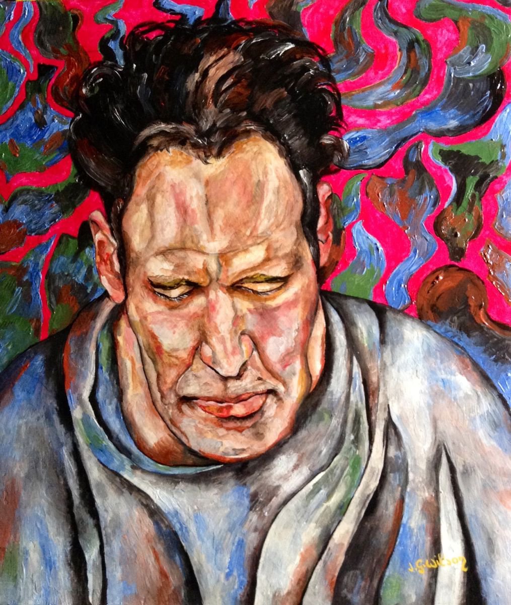 Portrait Oil Painting By Jg Wilson, 17 X 20, Now !, Original Artwork