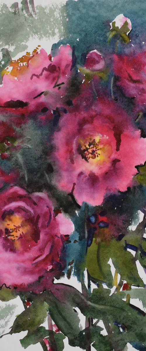 Peonies by Elena Sanina