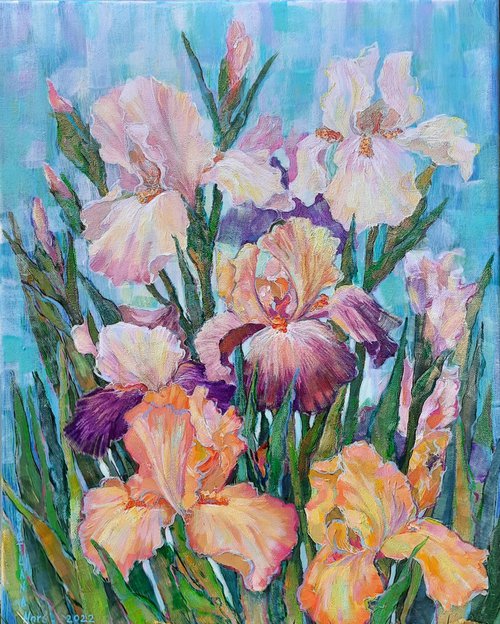 Bouquet of irises by Svetlana Norel