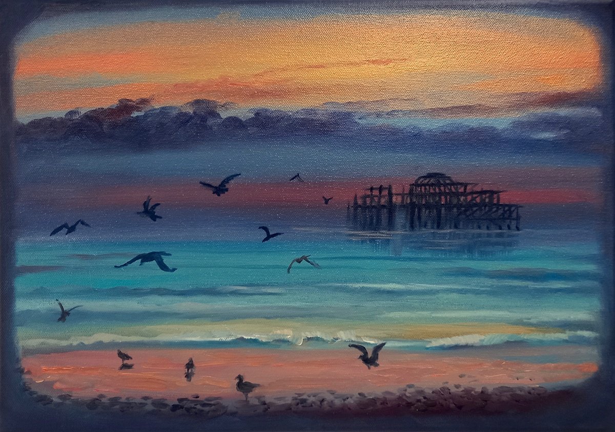 Brighton Stormy by Lee Campbell