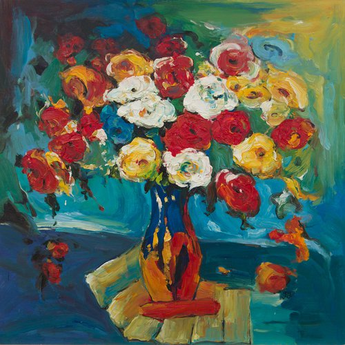 Charming Roses by Jaroszewska Joanna (or Jarowska)