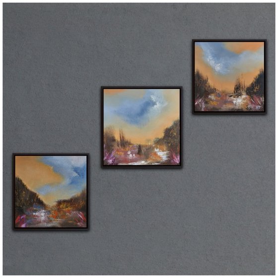 Golden haze I, II, III