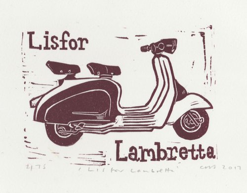L is for Lambretta by Caroline Nuttall-Smith
