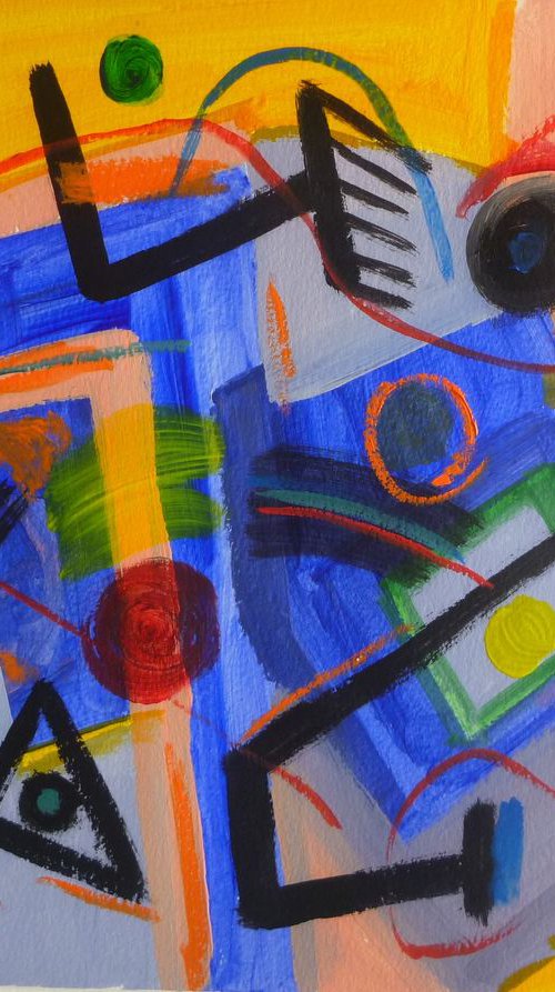 abstraction 3 D /  30x40cm / 11.81 x 15.74 in /2018 by Pierre-Yves Beltran