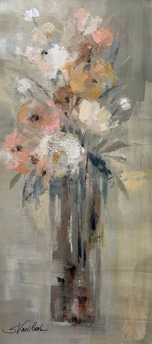 Textured Floral I by Silvia  Vassileva