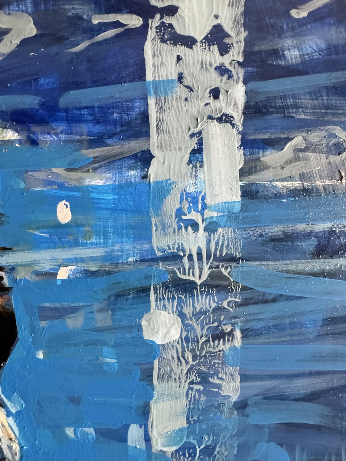 Original Oil Painting - Oceanic Love by Marco Ortolan