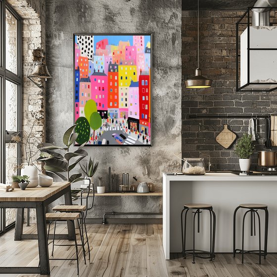 Vibrant Paris Cityscape