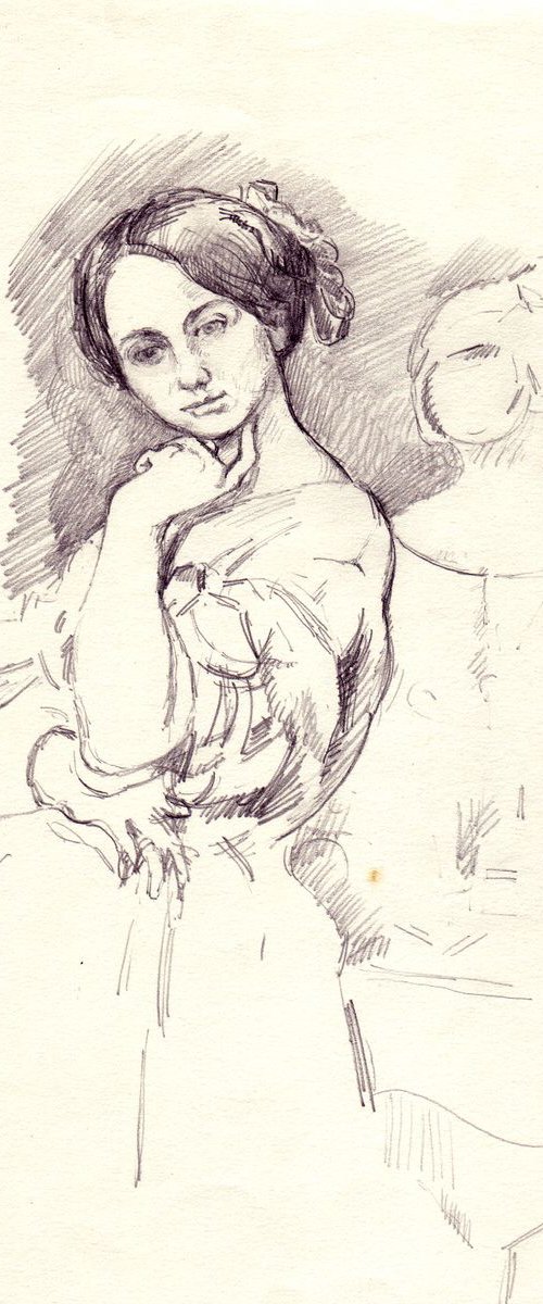 Study After Ingres by Kenneth Hay