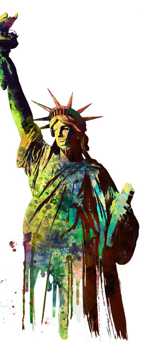 Statue of Liberty 3, New York USA by Marlene Watson