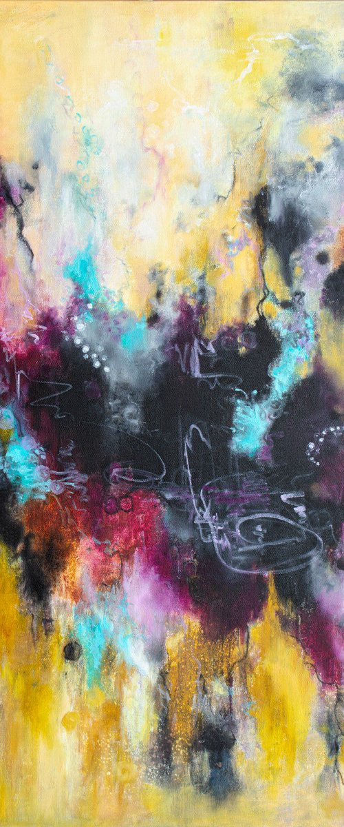 Abstract painting PRELUDE by Mila Moroko