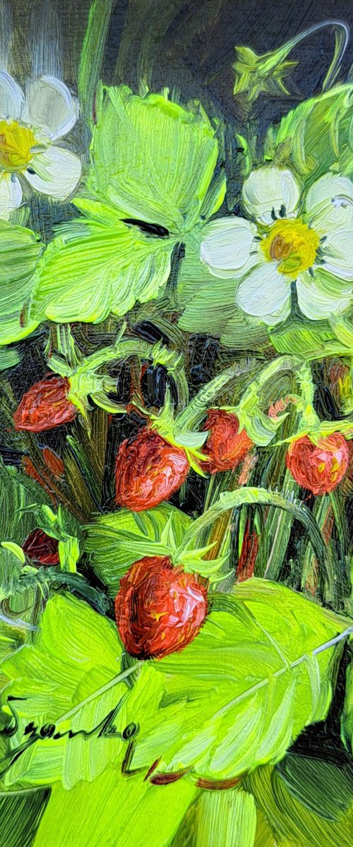 Strawberries sweet by Nataly Derevyanko