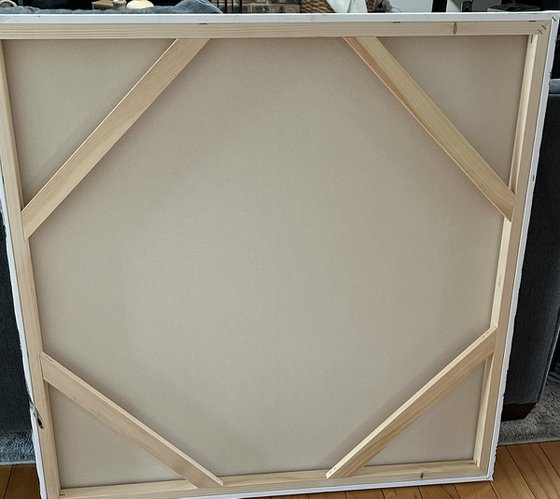 Original oil painting Equilibrist