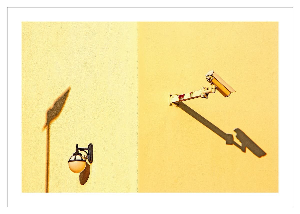 Geometric Photograph , Lamp Postscape 4 By Beata Podwysocka, 28 X 20, Artwork For Sale On Artfinder
