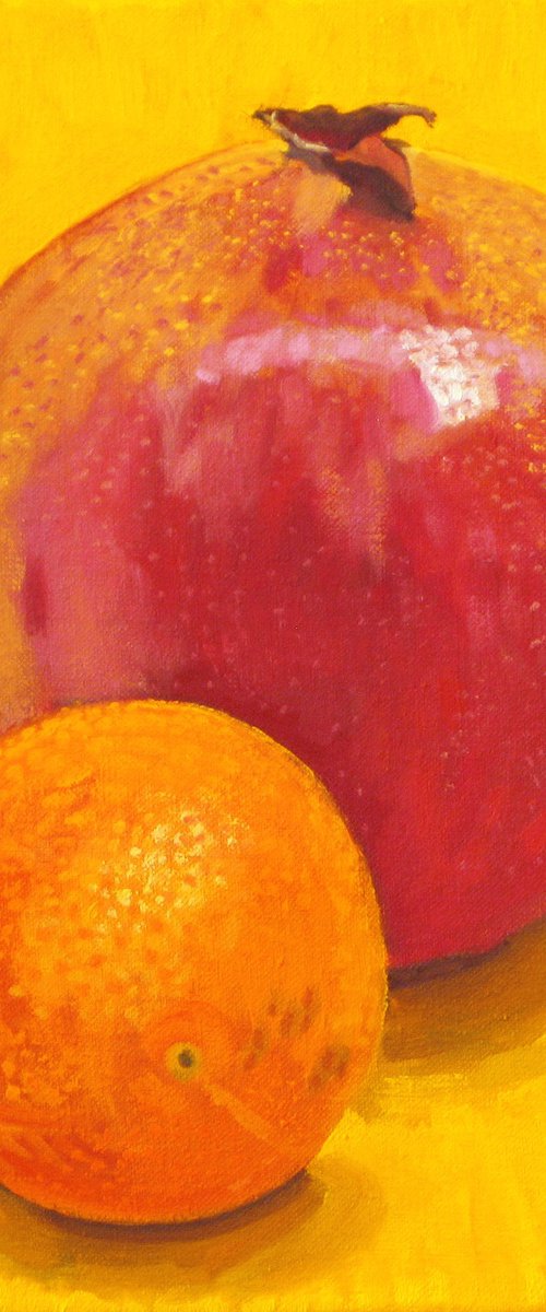 Pomegranate and Orange by Richard Gibson