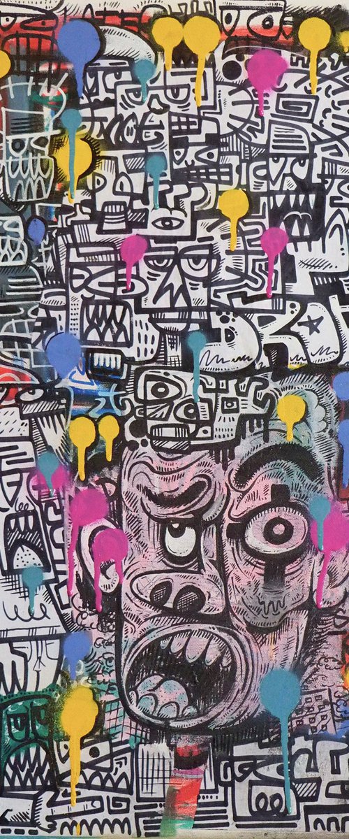 Mad Head Invasion by Martin Wagstaff
