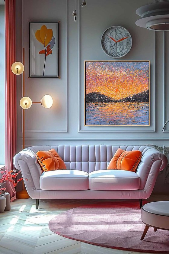 When Stillness Becomes Love - framed