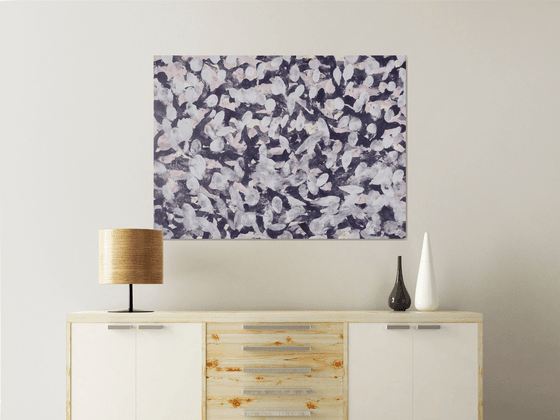 Spotty Pop Painting - 110 x 80 cm 06