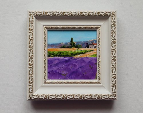 Lavender Fields Scene by Natalia Shaykina