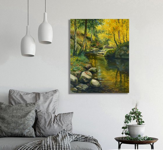 The autumn forest