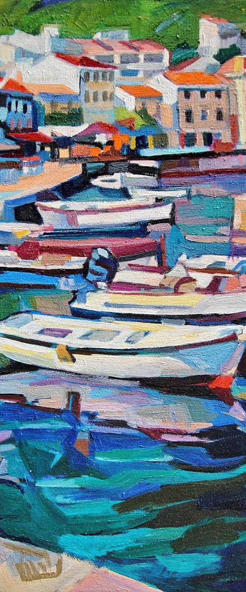 Seascape / 55 x 45 cm by Maja Đokić Mihajlović