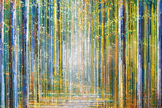 Summer Forest At Sunset