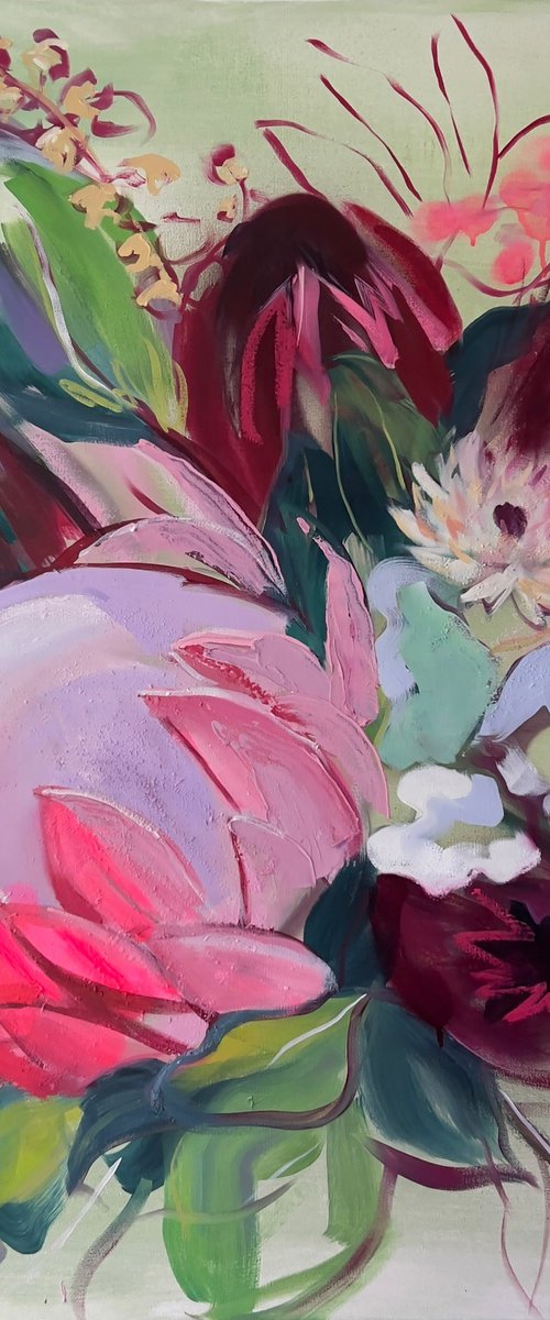 Velvet bloom by Nataliia Karavan