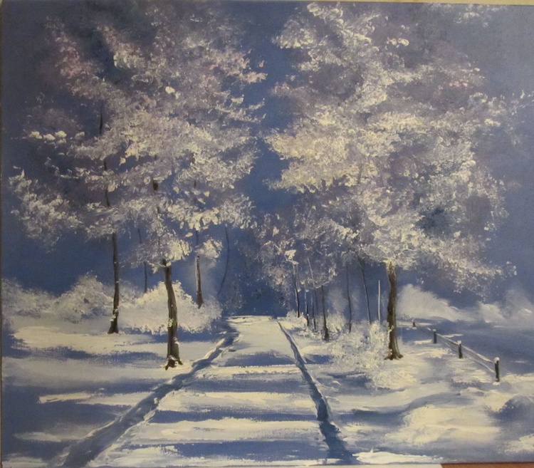 Christmas Oil Painting By Valeriia Radziievska Artfinder