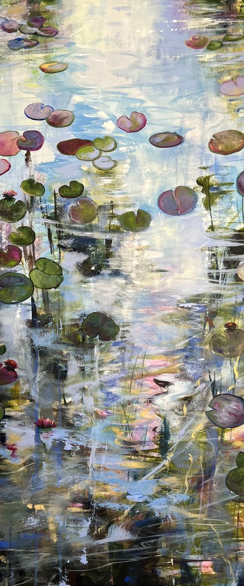 I Love Waterlilies 5 by Sandra Gebhardt-Hoepfner