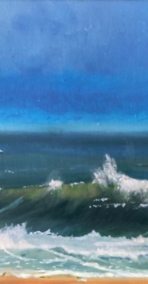 Stormy Sea by Dennis Crayon