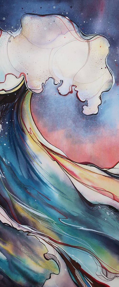 It comes and goes in waves. by Alla Vlaskina