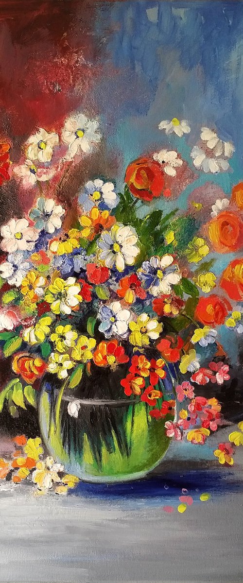 Bunch of Flowers - Bouquet by Reneta Isin