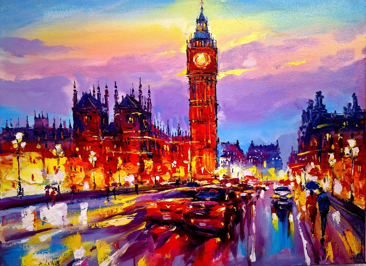 Evening city lights((LONDON) by Andrej Ostapchuk