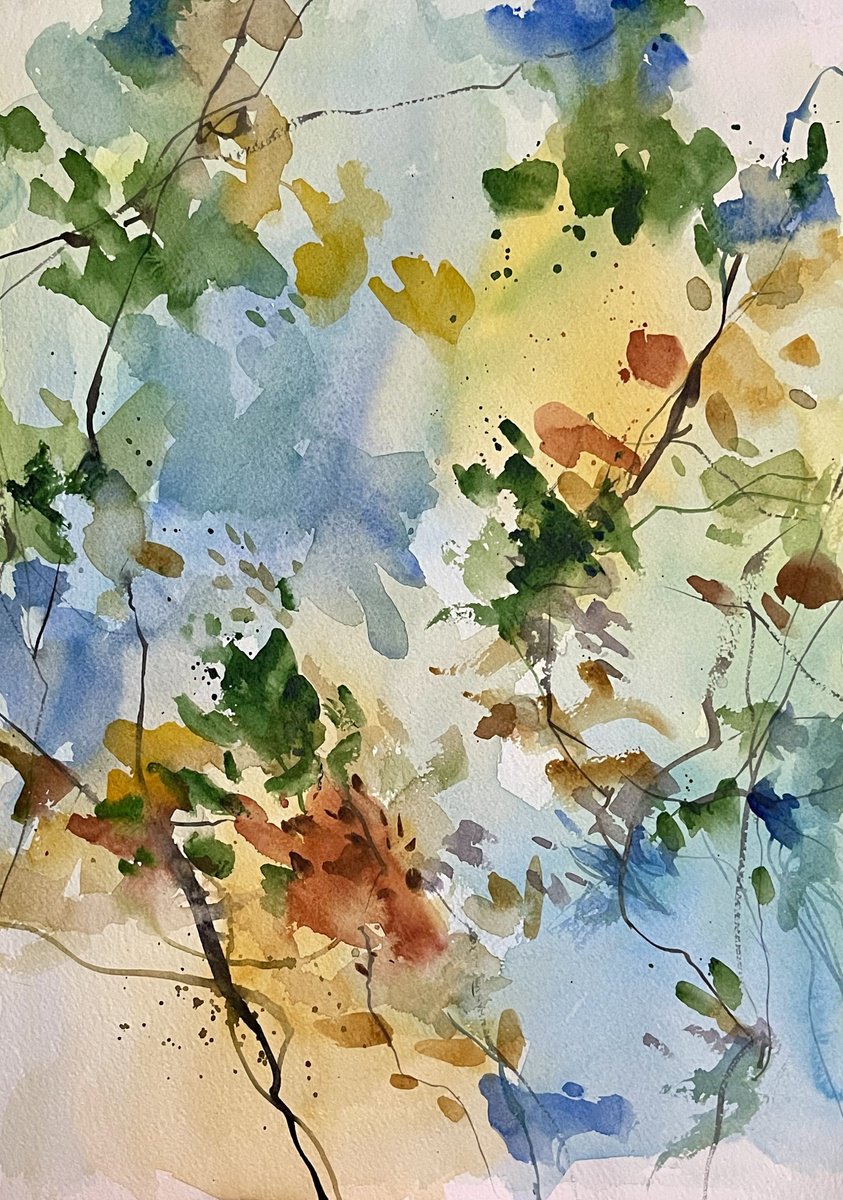 Impressionistic Watercolour , Nel Giardino Dell