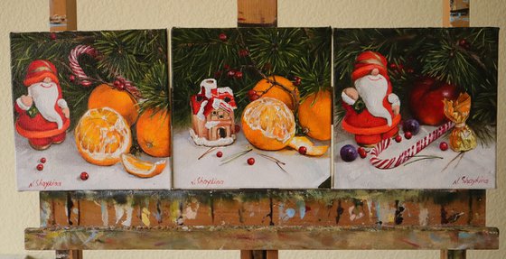 Christmas painting.