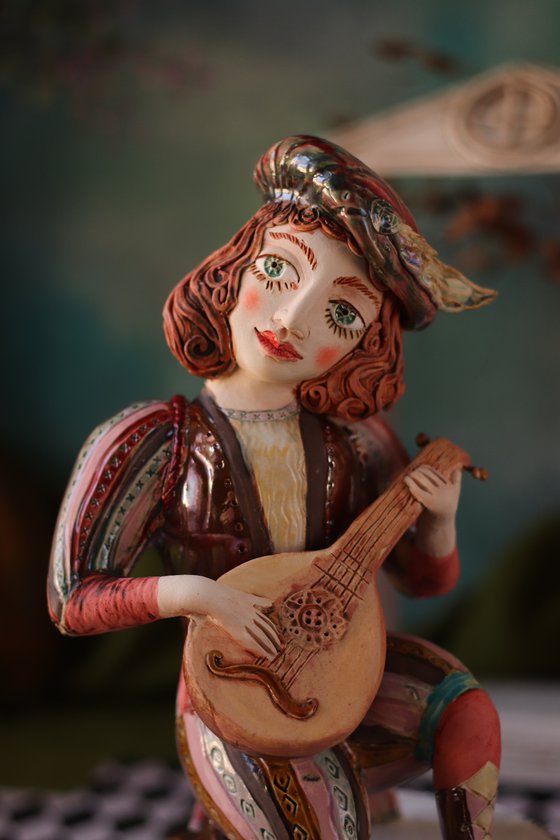 Baroque Mandolin Player