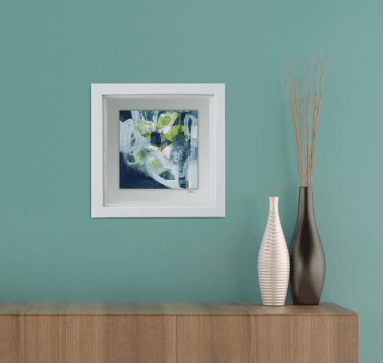 Thinking out loud #3-  Framed ready to hang original abstract