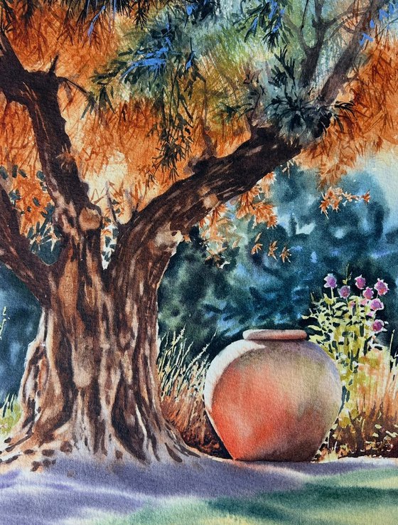 Sunny day landscape